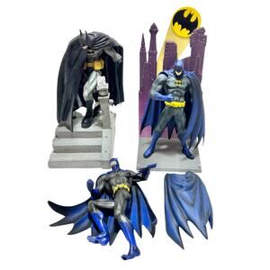 Vintage Batman Figures Lot of 3 Kia Asamiya Yamato Wave 1 2 3 2004 Loose